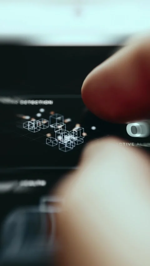 Leak Detection Touchscreen Showing Zero Active Alerts Stock Footage 339458156