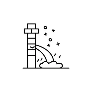Leak pipe improvement icon. Element of labor icon Stock Illustration