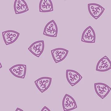 Leak proof design line vector seamless pattern Stock Illustration