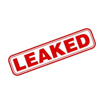 Leaked Letter Rubber Stamp Vector Design Template Stock Illustration
