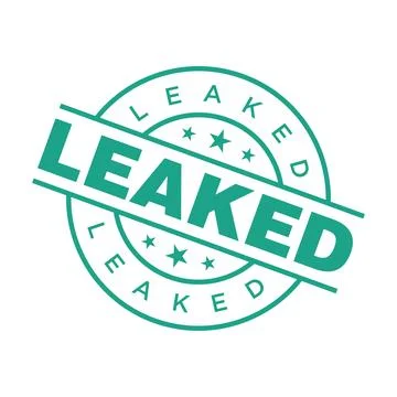Leaked Letter Rubber Stamp Vector Design Template 스톡 일러스트