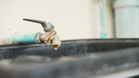 Leaking and dripping water Stock Footage 146832334