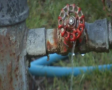 Leaking faucet Stock Footage