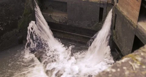 Leaking Lock Gates Stock Footage 267248110