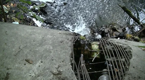 Leaking pipe Stock Footage 27646020