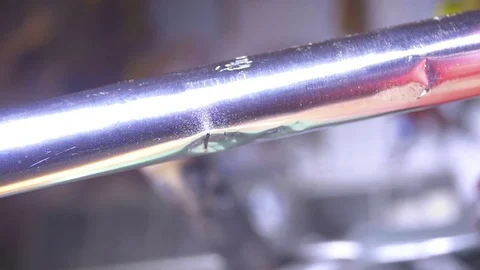 Leaking pipe leak water Stock Footage