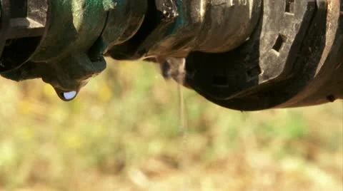 Leaking valve Stock Footage 20510889