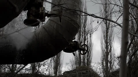 Leaking valve   pan right Stock Footage 24714508