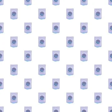 Leaking washing machines repeating pattern background Stock Illustration