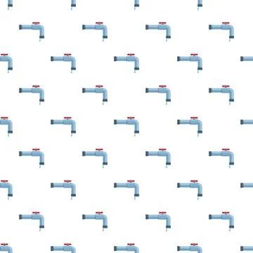 Leaking water faucet pattern for conservation concept Illustration