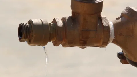 Leaking Water Pipe Stock Footage 81750916