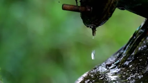 Leaking water pipe Stock Footage 291917116