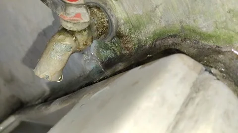 Leaking water tap Stock Footage 285903317