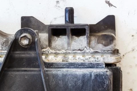 Leaky car radiator Stock Photos