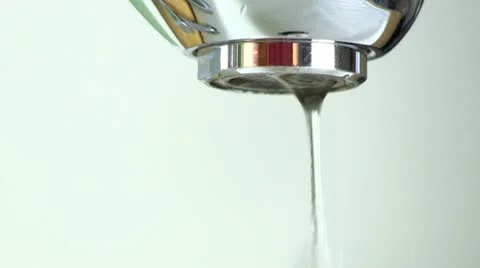 Leaky faucet tap macro; 10 Stock Footage 10785633