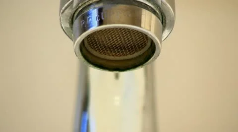 Leaky faucet tap macro; 4 Stock Footage 10774405