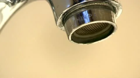 Leaky faucet tap macro; 5 Stock Footage 10774441