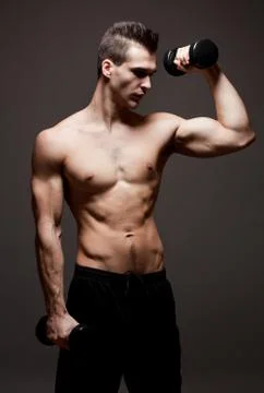 Lean and mean. Stock Photos