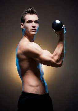 Lean and mean. Stock Photos