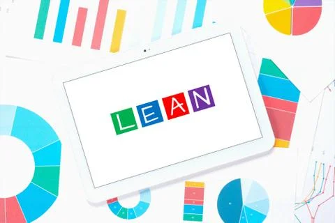 Lean concept Fotos Stock