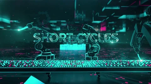 Lean Manufacturing with digital technology hitech concept 스톡 동영상 143904065