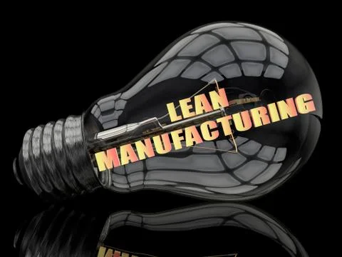 Lean Manufacturing Illustrazione stock