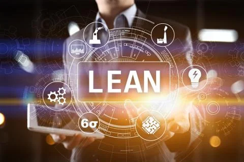 Lean manufacturing. Quality and standardization. Business process improvement. Stock Photos