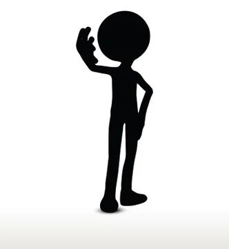 Leaning Stock Illustration