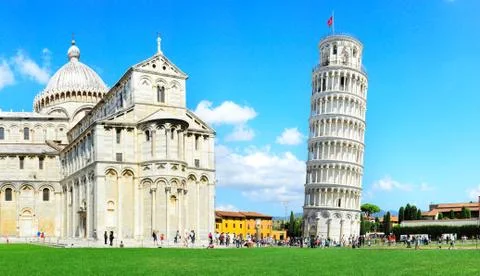 Leaning pisa tower Stock Photos