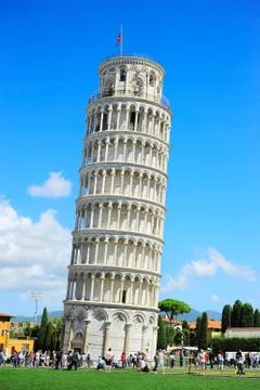 Leaning tower Foto stock