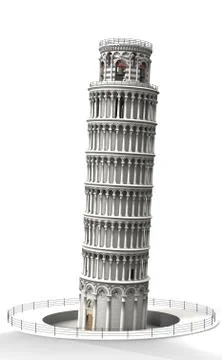 Leaning tower of pisa 2 Stock Illustration