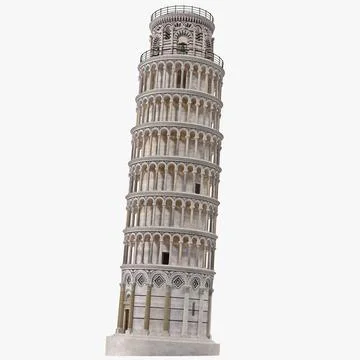 Leaning Tower of Pisa 3D Model