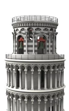 Leaning tower of pisa 7 Stock Illustration