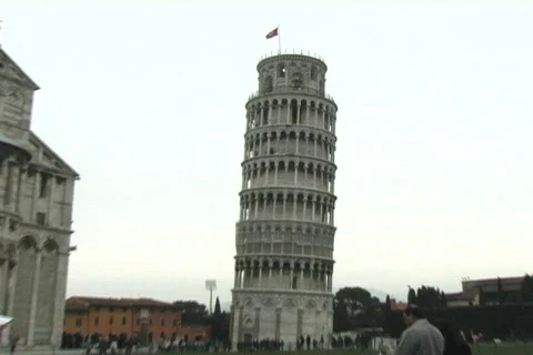 Leaning Tower of Pisa Stockbeeldmateriaal 98806