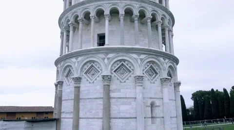 Leaning Tower of Pisa Stock Footage 1034837