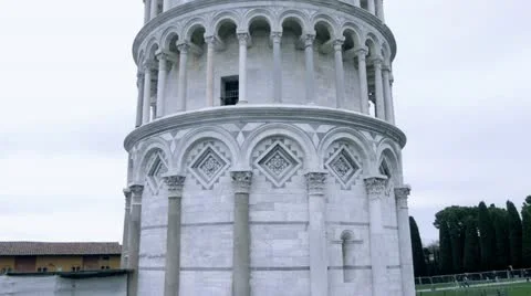 Leaning Tower of Pisa Stock Footage 12340195