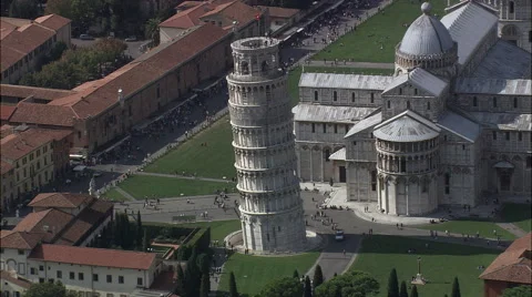 The Leaning Tower Of Pisa Stock Footage 65385839