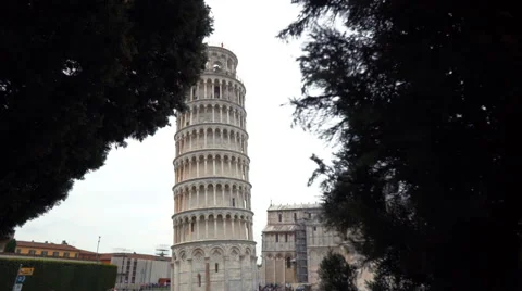Leaning tower of Pisa Video stock 68299842