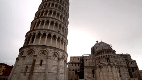 Leaning tower in Pisa Stock Footage 80048306