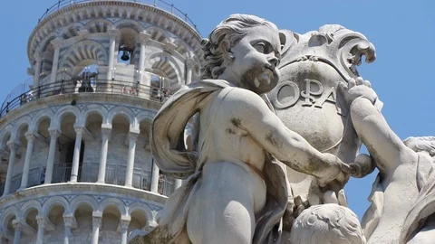 Leaning Tower of Pisa Stock Footage 87604963