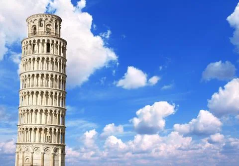 Leaning Tower of Pisa Stock Illustration