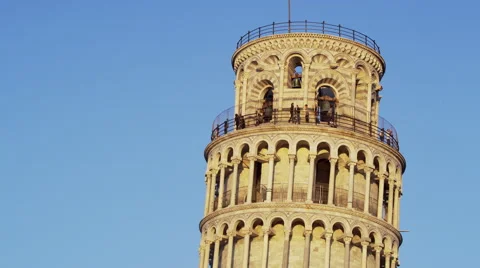 Leaning Tower Pisa Italy 4K Stock Video Footage Vídeo Stock 59198185