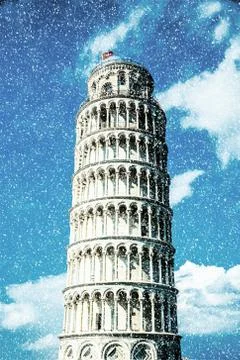 Leaning tower, Pisa, Italy Stock Photos
