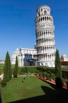 Leaning tower of pisa Foto stock