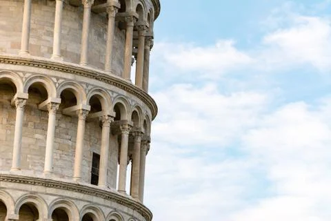 The Leaning tower of Pisa Stock Photos