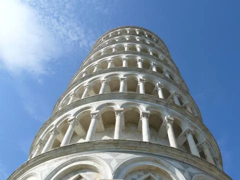 The leaning tower of Pisa Foto stock