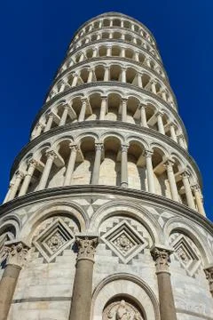 The leaning Tower of Pisa Stock Photos