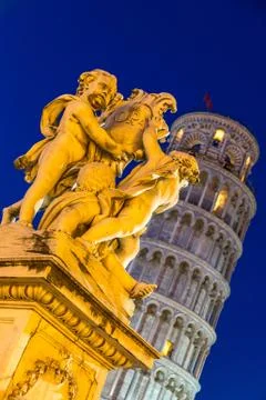 Leaning  tower in Pisa Stock-Fotos