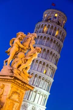 Leaning  tower in Pisa Foto stock
