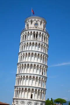 Leaning tower of Pisa Stock Photos